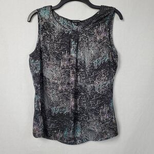 Notations Medium Black Blouse Top